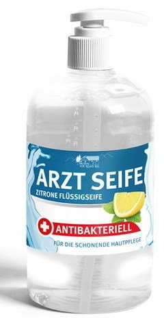 ARZT SEIFE im Spender antibakteriell pflegt mit Lanolin ideal für trockene oder gereizte Haut