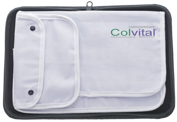 COLVITAL® Podologie Studio Set 45-teilig in hochwertiger Instrumententasche
