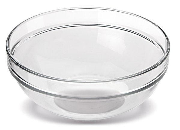 Glasschale Ø 12 cm zum Anmischen von Cremes, Lotionen oder Masken