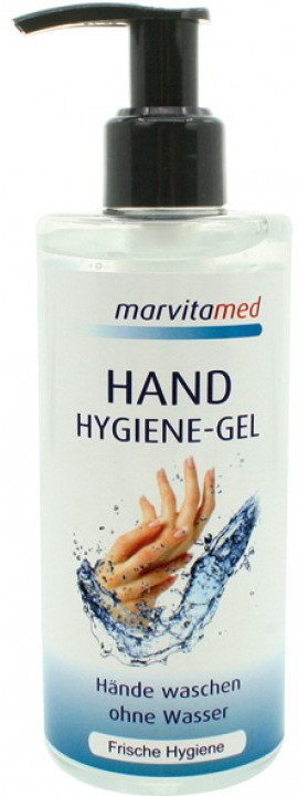 Hygiene-Gel wasserloser Reiniger im Spender antibakteriell  & keimreduzierend