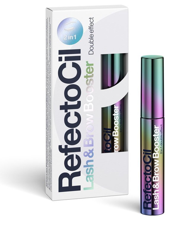 RefectoCil Lash & Brow Booster 2in1 Double Effect bis zu 56% längere und lückenlosere Wimpern
