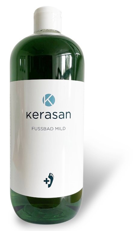 Kerasan FUSSBAD MILD Konzentrat 1 Liter erweicht Hornhaut & Nägel zur Vorbereitung der Fußpflege