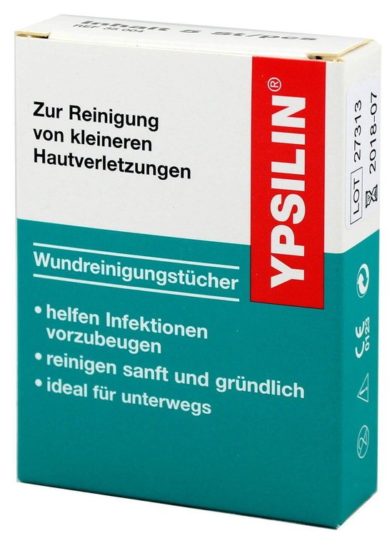 Holthaus Medical YPSILIN® Antiseptikum Wundreinigungsset beugt Infektionen vor & fördert Wundheilung