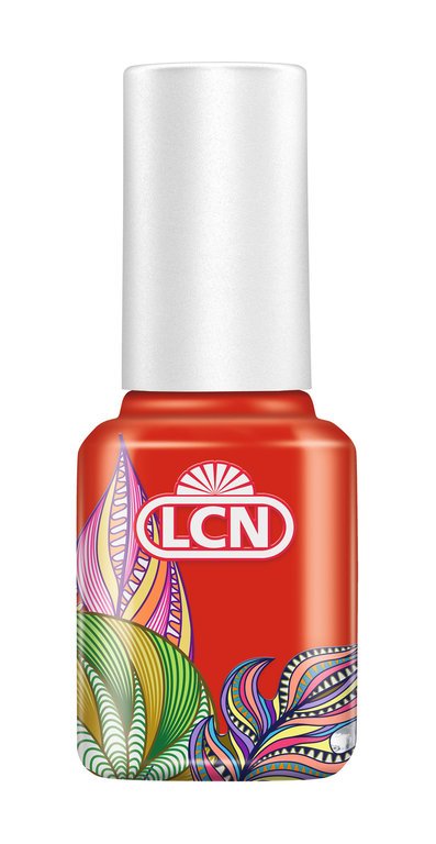 LCN Nagellack Elements RED EARTH brillante Farbergebnisse mit ultraglänzenden Spiegel-Reflexen