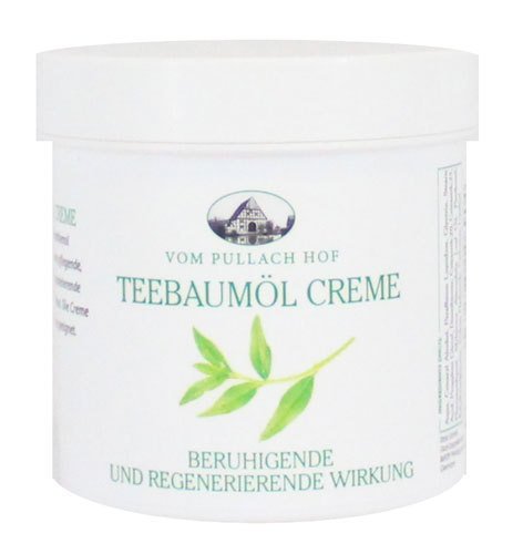 Teebaumöl Creme fördert die Regeneration durch Trockenheit & Pilzerregern angegriffene Haut
